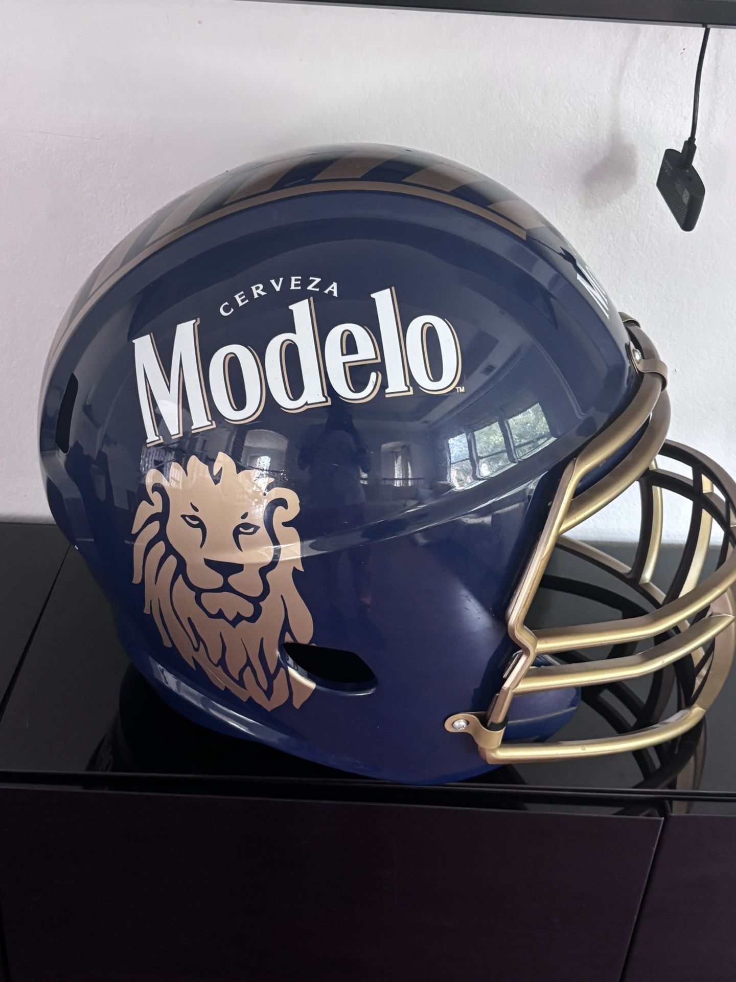 Huge Modelo Especial Beer Display Football Helmet
