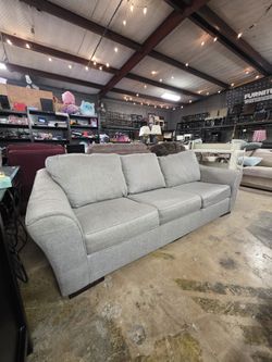 Pre-owned Gray Couch, Good Condition, Just Dusty,  Only $245+tax