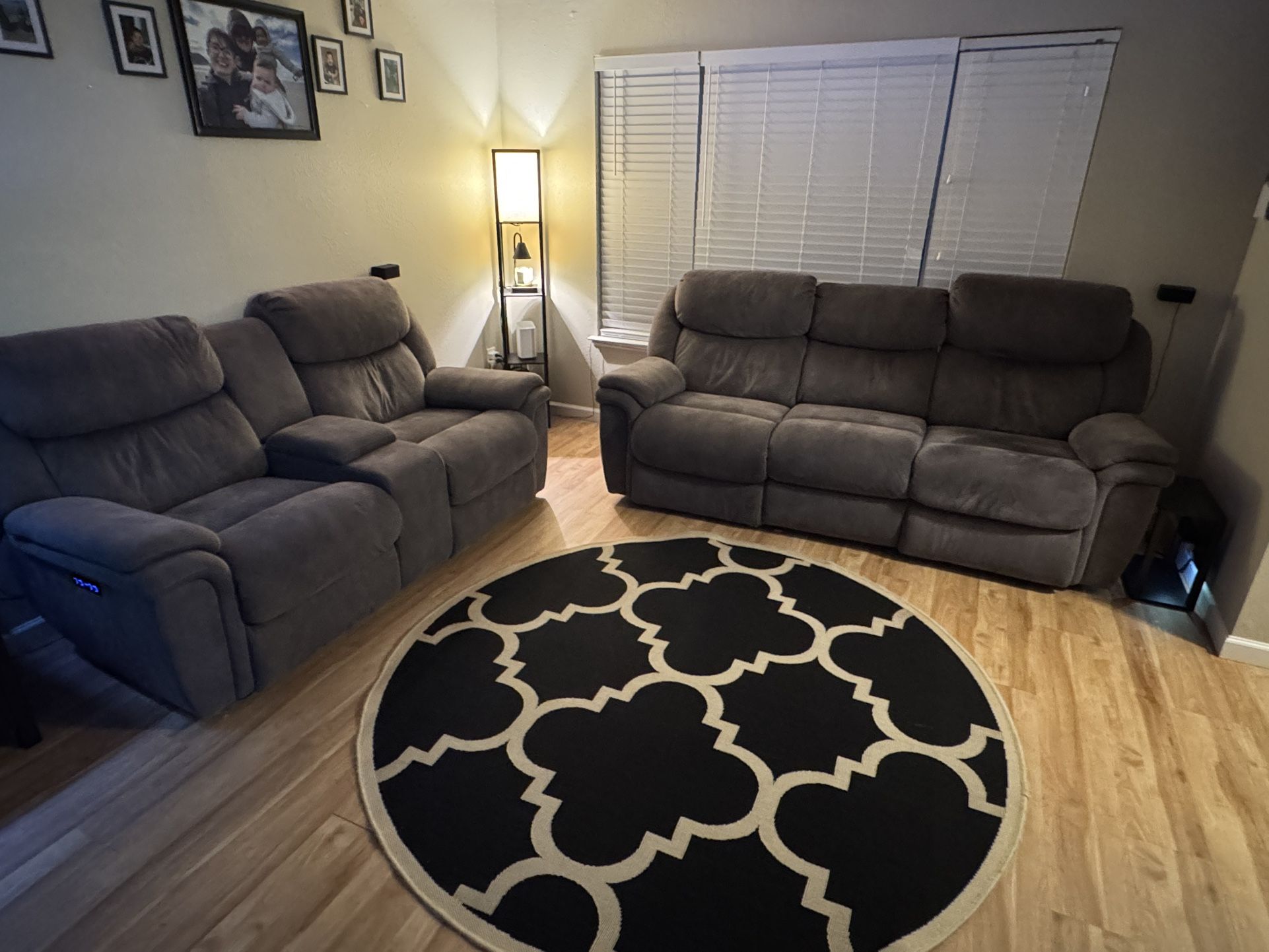 Reclining Couch And Loveseat 