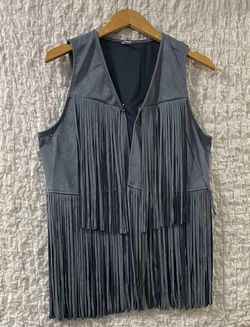 Fringed Vest, Size: Medium