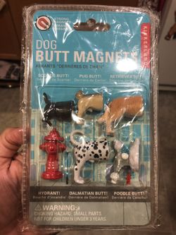 Dog butt magnets