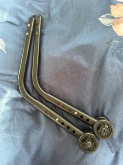 Wheelchair ANTI TIP TIPPERS WHEELS BARS Wheelie Bars Parts Used 2; TiLite  ZR/ZRA;
Condition: Used, normal wear;