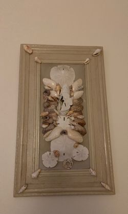 Seashell wall decor item