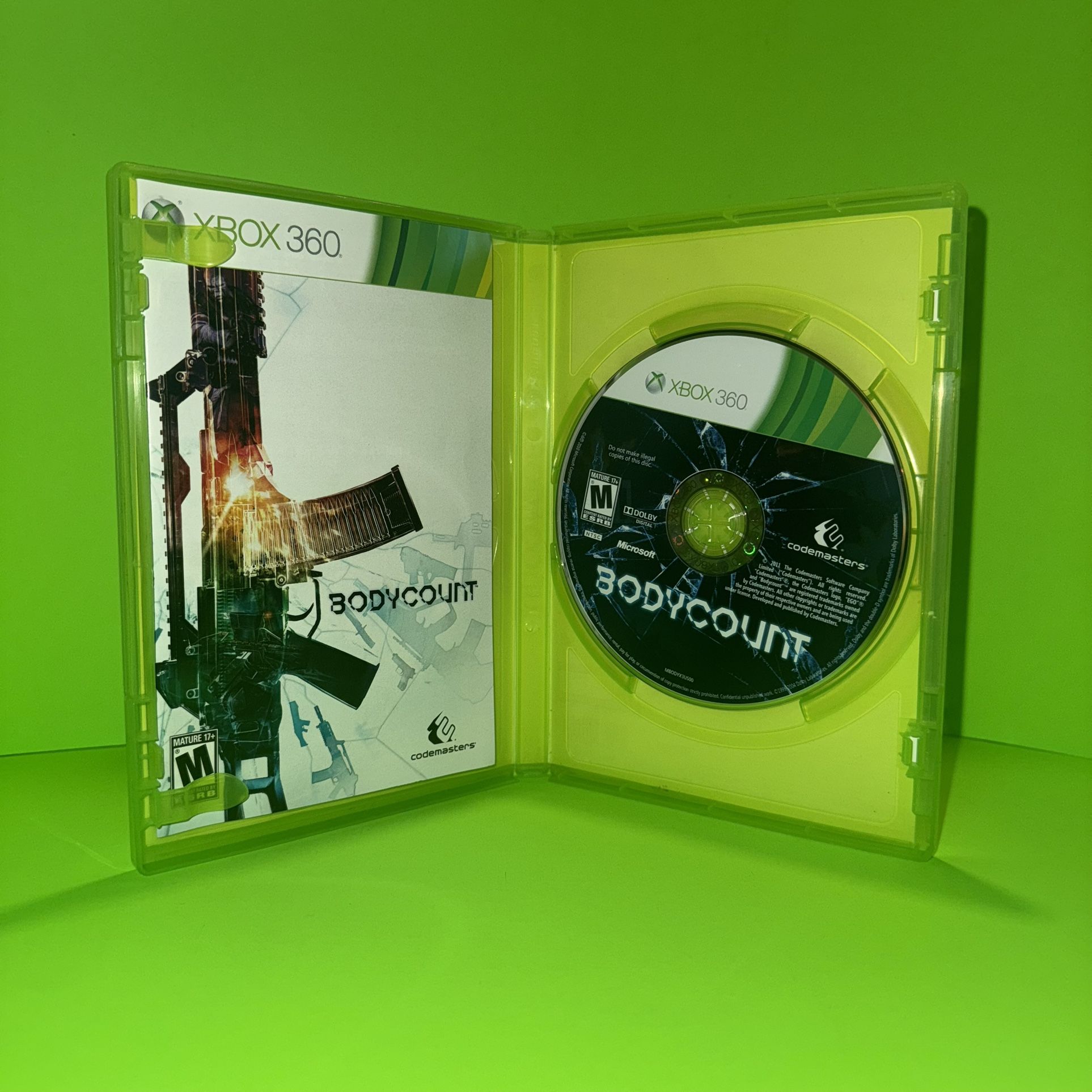 BodyCount Xbox 360 - Tested & Working CIB *RARE*