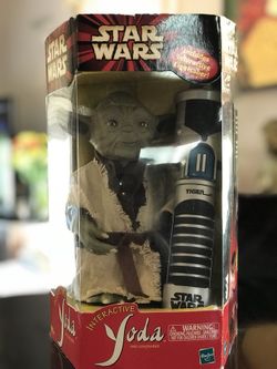 Star Wars Interactive Yoda Hasbro Tiger 2000 electronics
