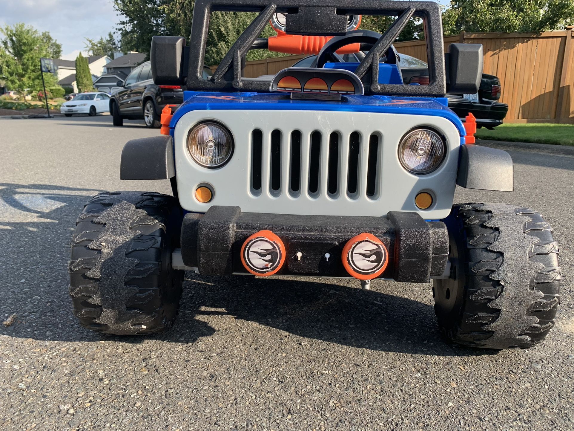 Kids Blue Jeep