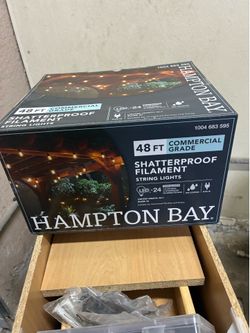 Hampton Bay 48 ft. Commercial Grade LED String Lights
