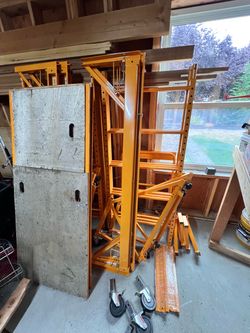 Scaffolding 18ft rolling 3 story tower