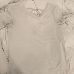 Puma Flowy Open Back Activewear Shirt 