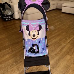 Disney Minnie Mouse Baby Stroller with umbrella 