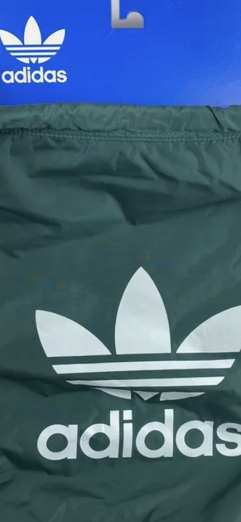 Adidas Unisex Original Trefoil Gym/Travel Sackpack One Size Green White