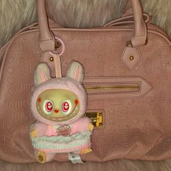Pink JUICEY  COUTURE Bag with Pink Labubu with Dress