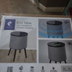 Decor Tech Wireless End Table Speaker
