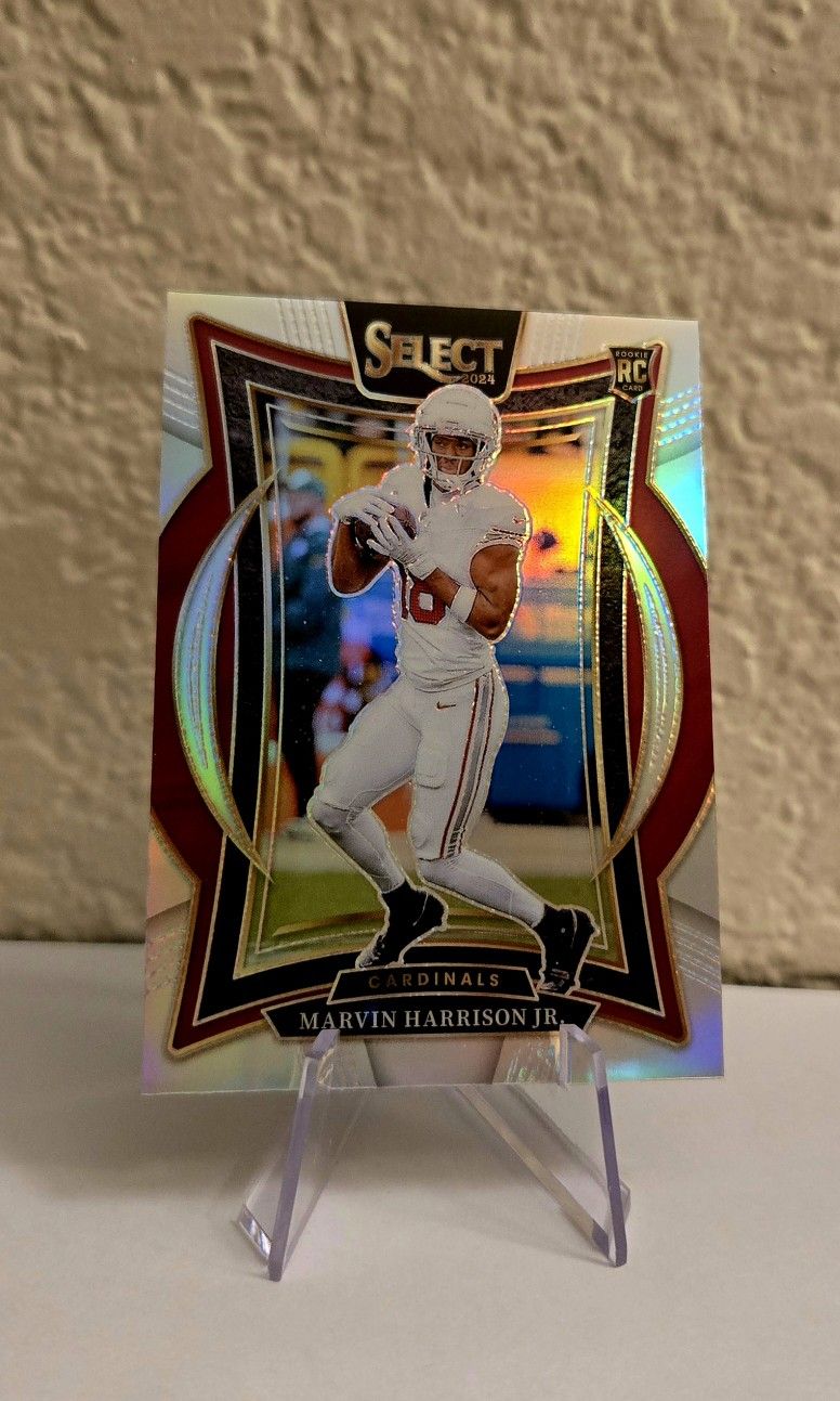 2024 Panini Select - Marvin Harrison Jr. Concourse Level Silver Prizm Rookie #28