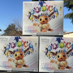Prismatic Evolutions Pokemon Elite Trainer Box