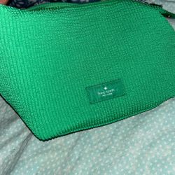 Vibrant green Kate Spade Cosmetic Bag