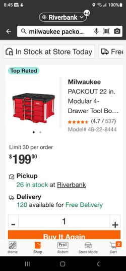Brand New Milwaukee Packout 4 Drawer $185 Pickup In Oakdale 