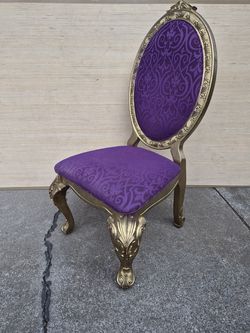 Purple/Gold chair