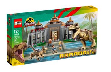 LEGO 76961 Visitor Center T. rex & Raptor Attack is a Jurassic World set