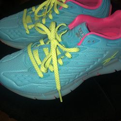 Reebok Zig Kinetica Women's Shoe Blue/Neon/Pink Size 5