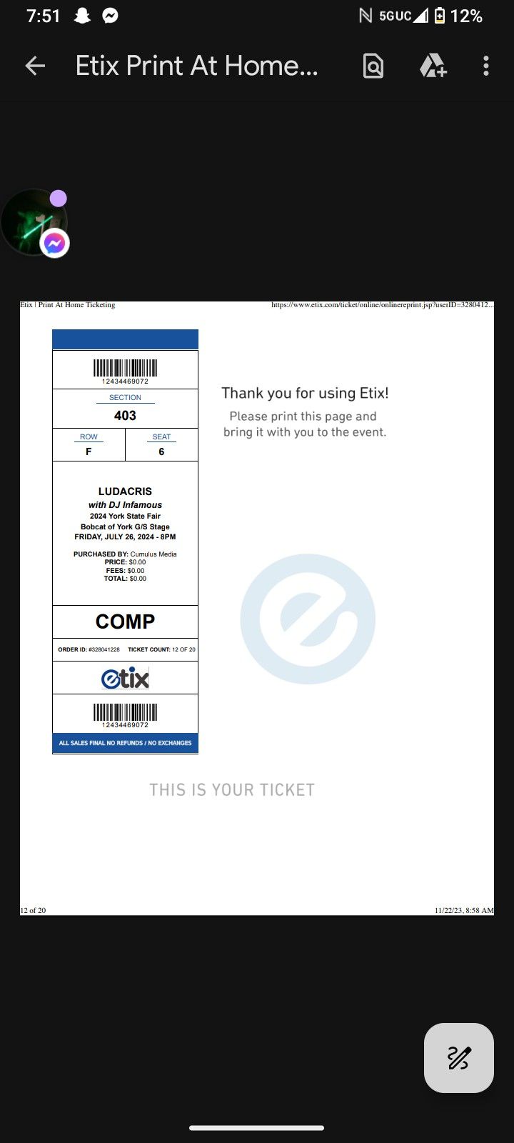 Ludacris Concert Tickets
