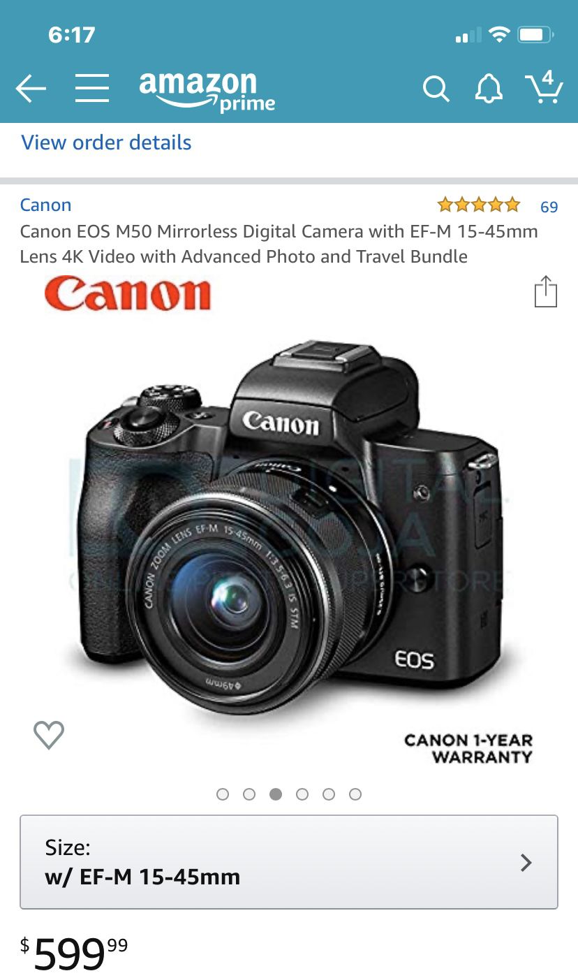 Canon M50 camera