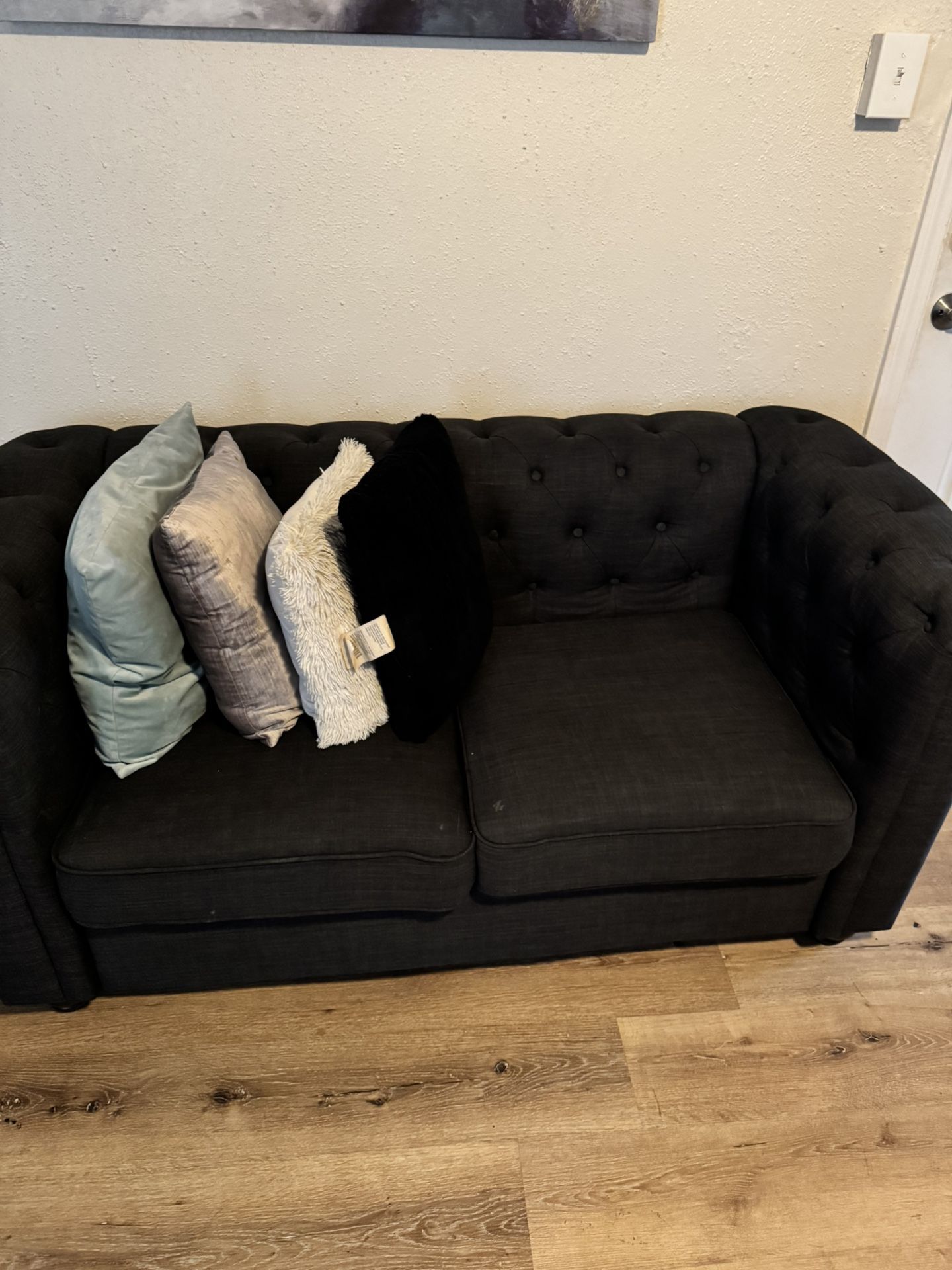 Charcoal Loveseat