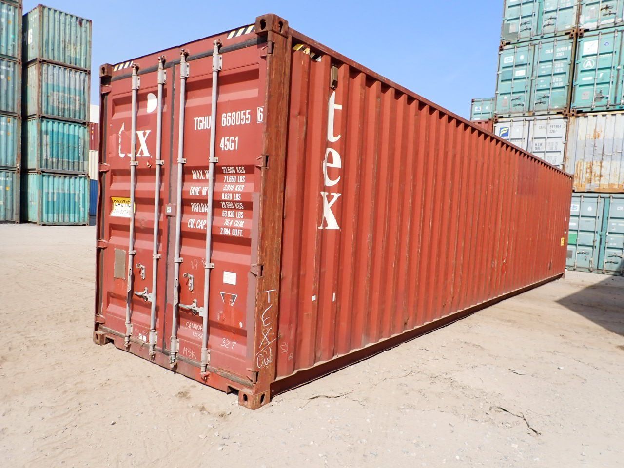40HC Wind & Water Tight Shipping Containers For Sale