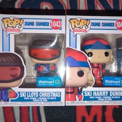 DUMB AND DUMBER (SKI LLOYD CHRISTMAS & SKI HARRY DUNNE WALMART EXCLUSIVE FUNKO POP