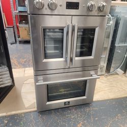 Final Sale Forno 30 Inch Double Wall Oven Electric Convection 