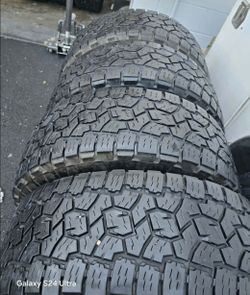 4 used tires Lt37x12.50r18 Toyo At111 Open Country $350.00