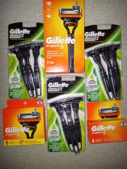 GILLETTE FUSION 5 AND MACH 3
