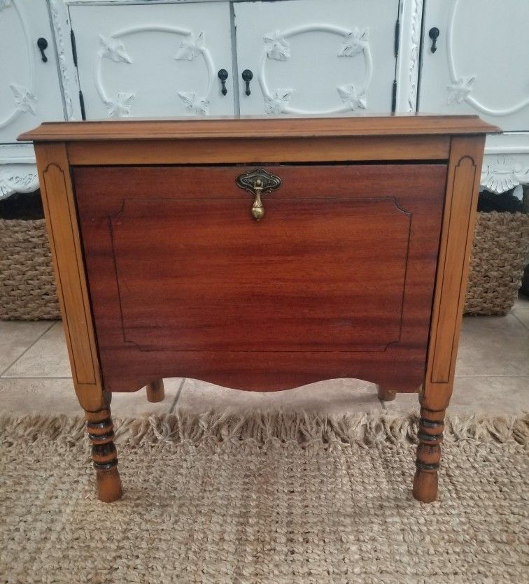 Antique wood Side Table 