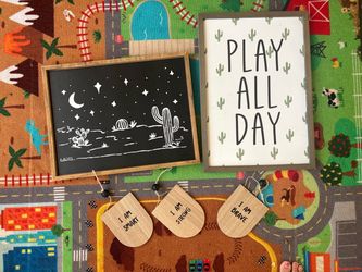 Nursery or playroom wall decor
