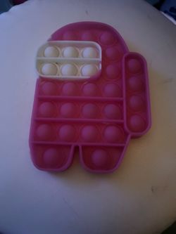 Among us pink popit