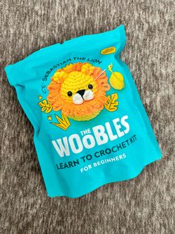 The Woobles Sebastian the Lion Crochet Kit – Open Box, New & Unused