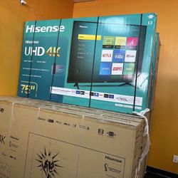 75”Hisense Roku Smart Tv🚨🎉🥳🎊