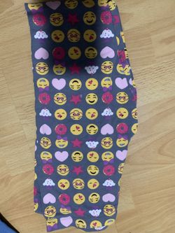 Emoji Leggings (kids Size 10/12)