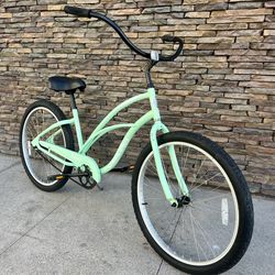Electra Cruiser 1 Step Thru 26 inch Beach Cruiser Seafoam Green