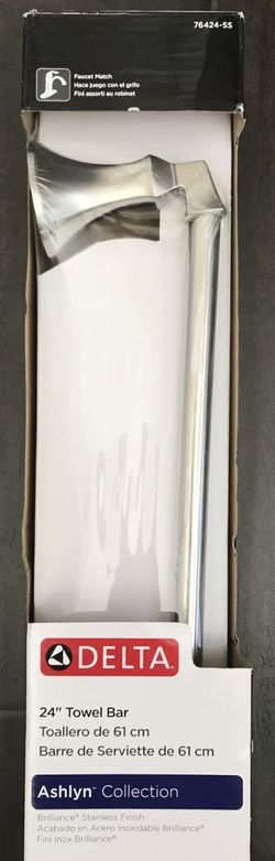 Delta Ashlyn 24" Towel Bar in Brilliance Stainless Finish #76424-SS