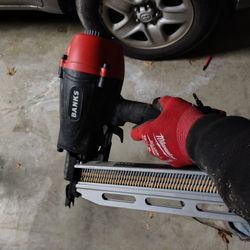 Banks Nail Gun And Compressor 
