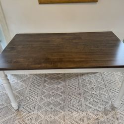 Beautiful Large Solid Wood Dining Table 