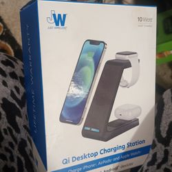 Brand New Just Wireless Charging Station Desktop Stand