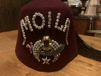 Excellent Antique Shriners Fez Hat