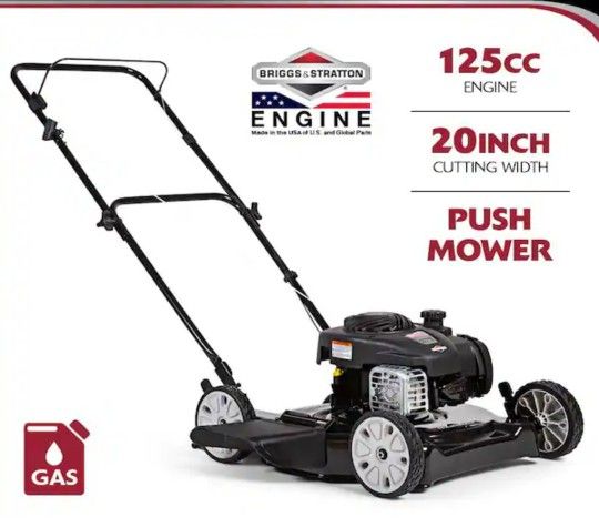 Murray
20 in. 125 cc Briggs & Stratton Walk Behind Gas Push Lawn Mower with 4 Wheel Height Adjustment and Prime 'N Pull Start