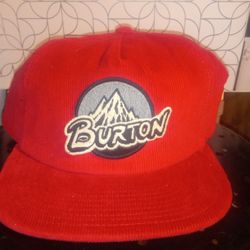 Burton Corduroy Snapback Hat