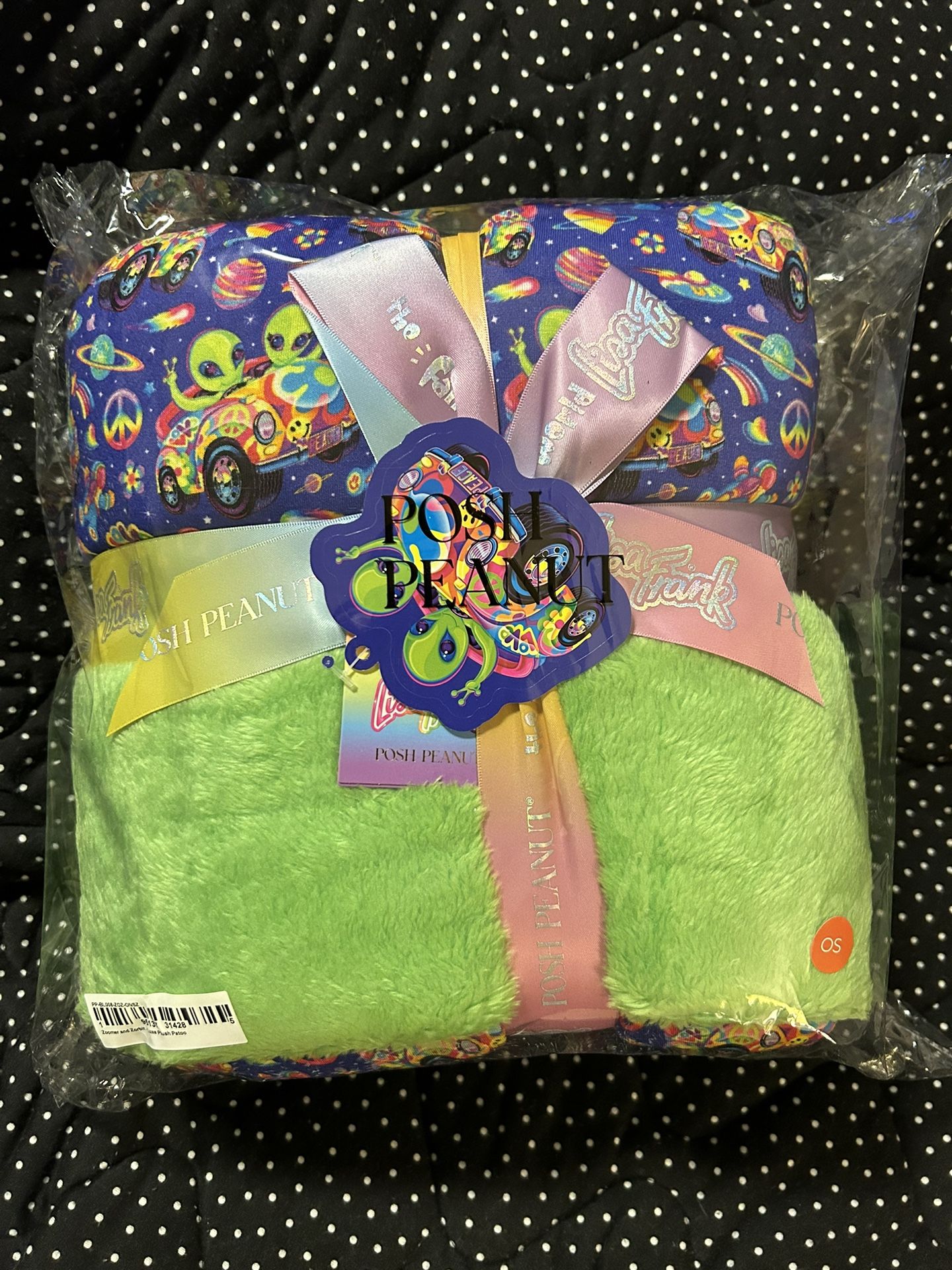 Posh Peanut Lisa Frank Zoomer & Zorbit Luxe Plush Patoo