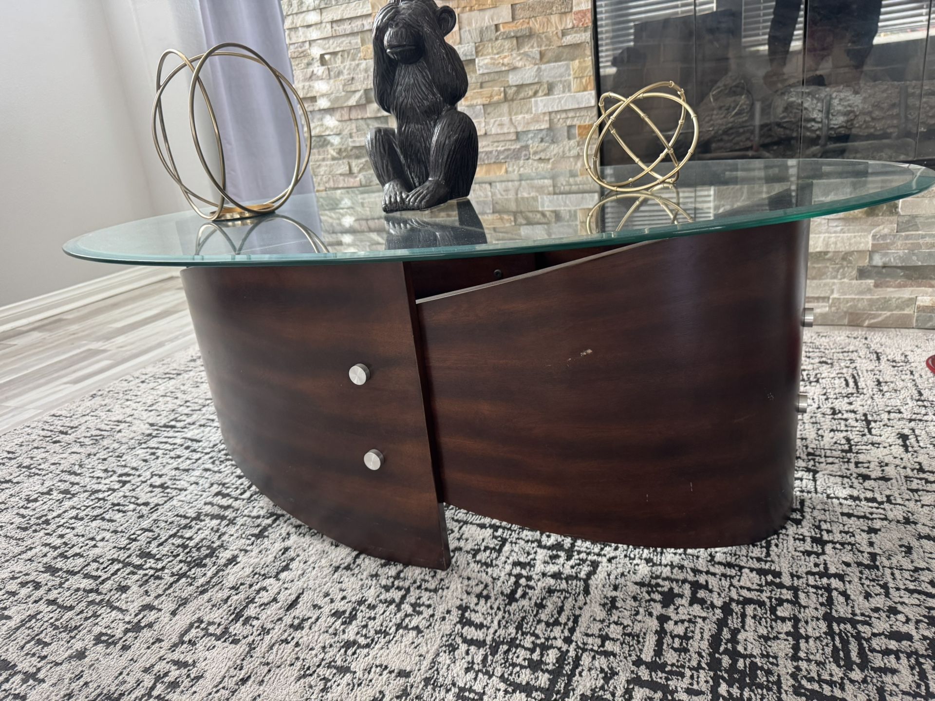 Class Table With Two Side Tables Full Set $40