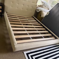 Queen CB2 bed frame