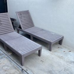 Chaise Lounge Chairs (2)